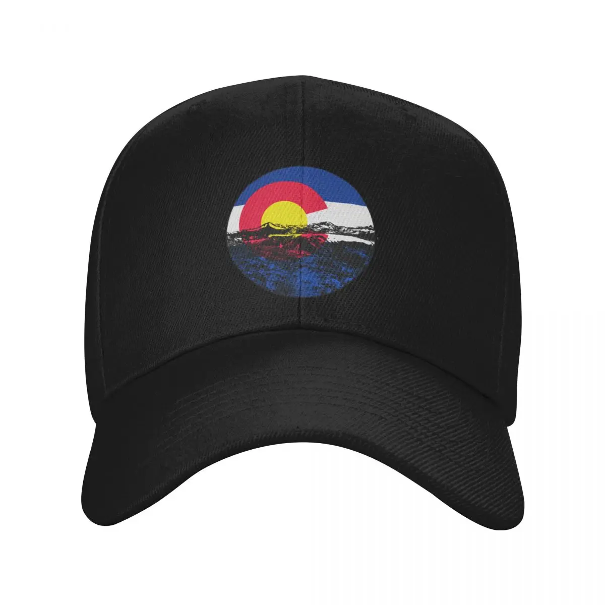Fashion Colorado State Flag With Mountains baseball cap Photo Shoots Hats For Women