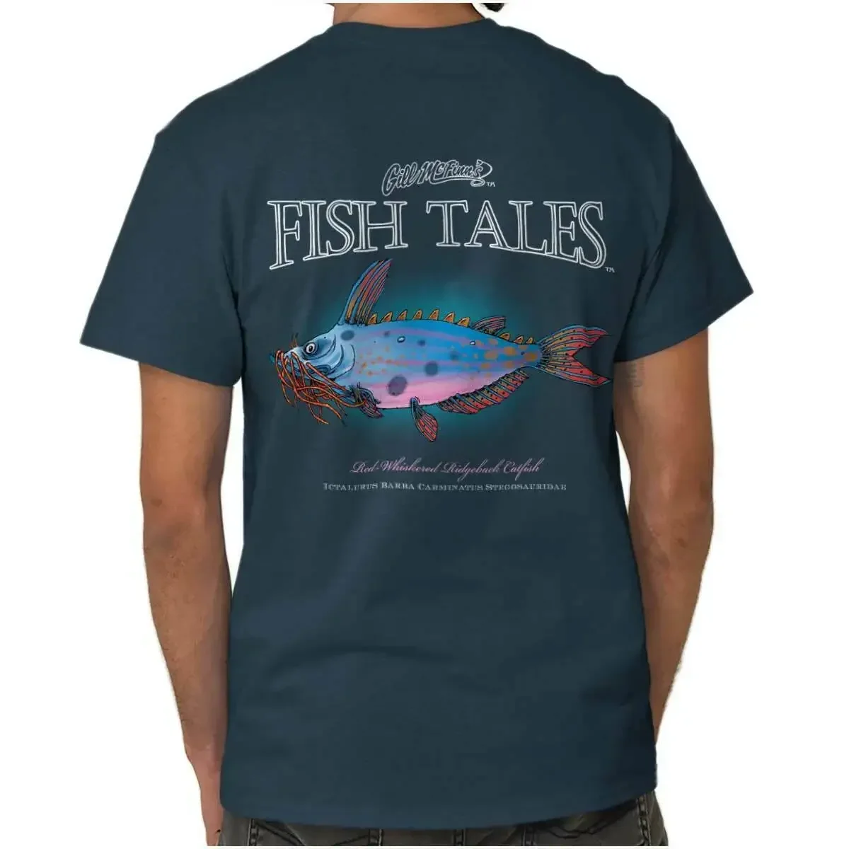 Red-Whiskered Catfish Fashion Fisherman Fishing Angler Gift T-Shirt Summer 100% Cotton Short Sleeve O-Neck Mens T Shirt New