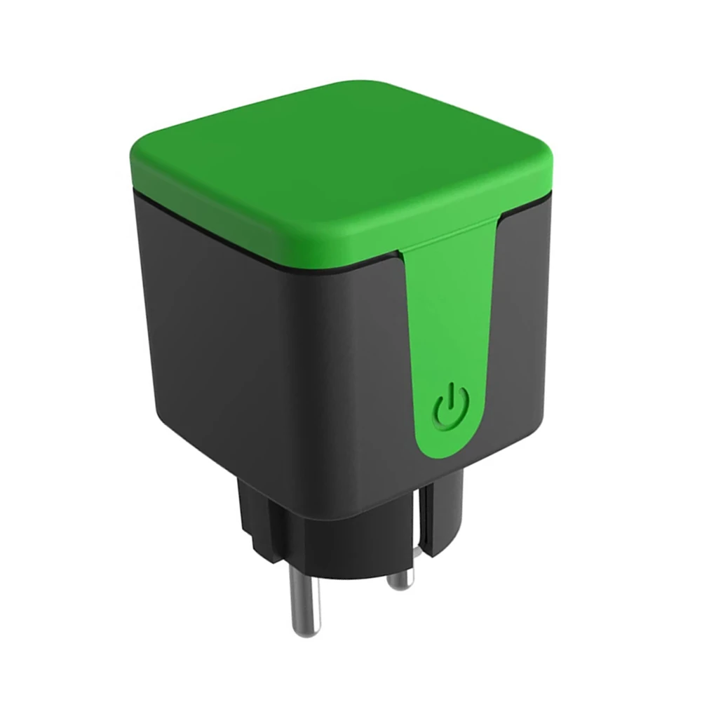 WiFi Smart Outlet Socket Power Monitor Waterproof Smart Plug Mini Socket Remote Timing Function Work with Alexa Google Assistant