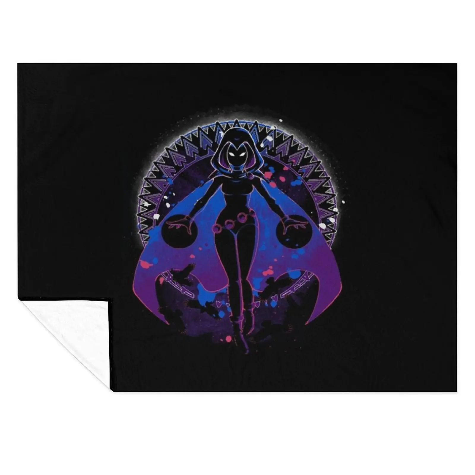 

Raven Shadow Throw Blanket Polar Vintage Blankets For Sofas Blankets