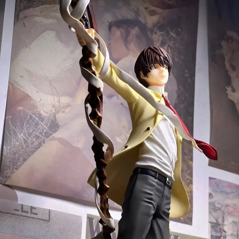 26 センチメートルデスノートアニメ夜神月アクションフィギュア像置物デスクトップ装飾装飾 Pvc コレクション模型玩具少年ギフト