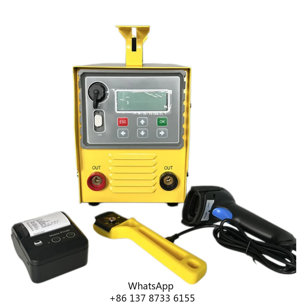 New Digital MCU Controlled HDPE Electrofusion Welding Machine 380V 8KW Multi-Language USB Data Record Barcode Scan PE Pipe