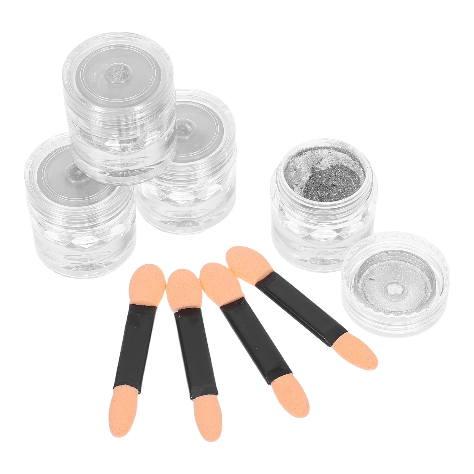 

4Sets Cat Eye Nail Powder Strengthening Protection DIY Manicure Art Decorations Uv LED Curing Long Lasting Cat Eye Nail Powder