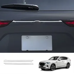 RHD LHD For Mazda CX60 CX 60 2022 2023 2024 Rear Trunk Lid Cover Trim Tailgate Strip Back Door Boot Garnish Accessories Styling