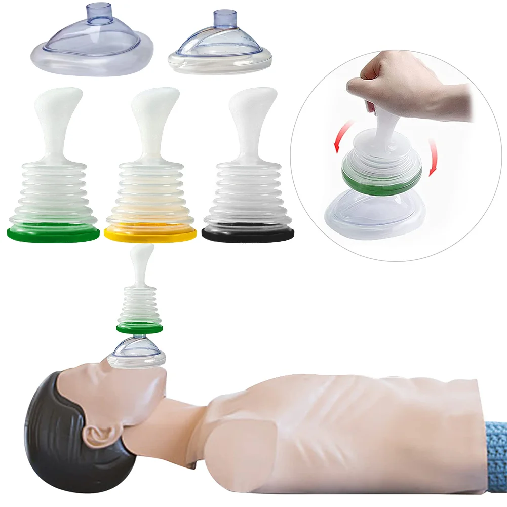 First Aid Kit Choking Device Adults & Children 2 Size Choking Rescue Kits Home Asphyxia Rescue Device Anti Suffocaation