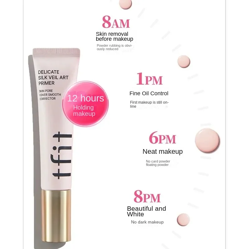 TFIT Makeup Base Face Primer Invisible Pore Light Oil-Free skin pore cover smooth corrector Concealer Primer Korea Cosmetic Set