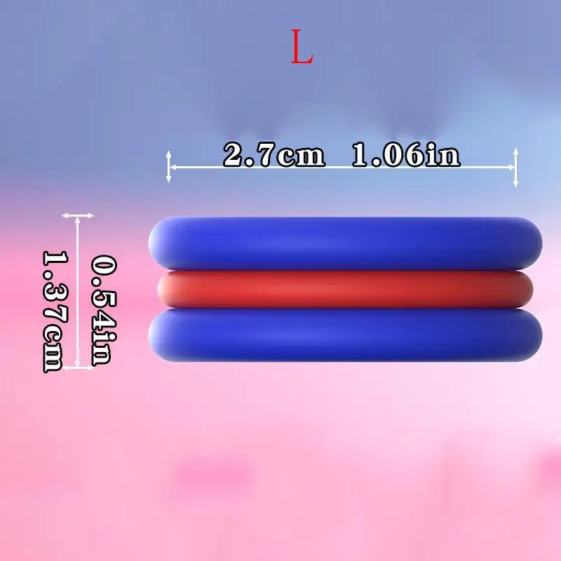 2 In 1 Penis Ring Ball Stretcher Scrotum Bondage Silicone Cock Ring Double Lock Sperm Ring Penis Cage Scrotal Stretcher Adults view 6