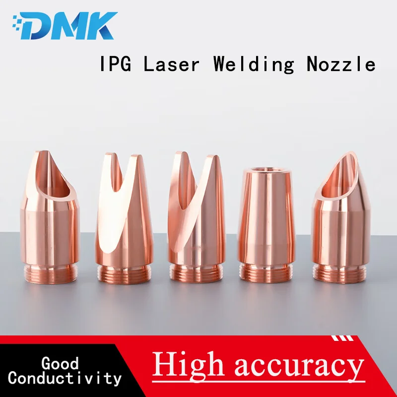 IPG Fiber Laser Welding Nozzle, H32M13.5 Copper Feed Wire Nozzle for IPG LightWELD XR Qilin WSX Hand-held Laser Welding Machine