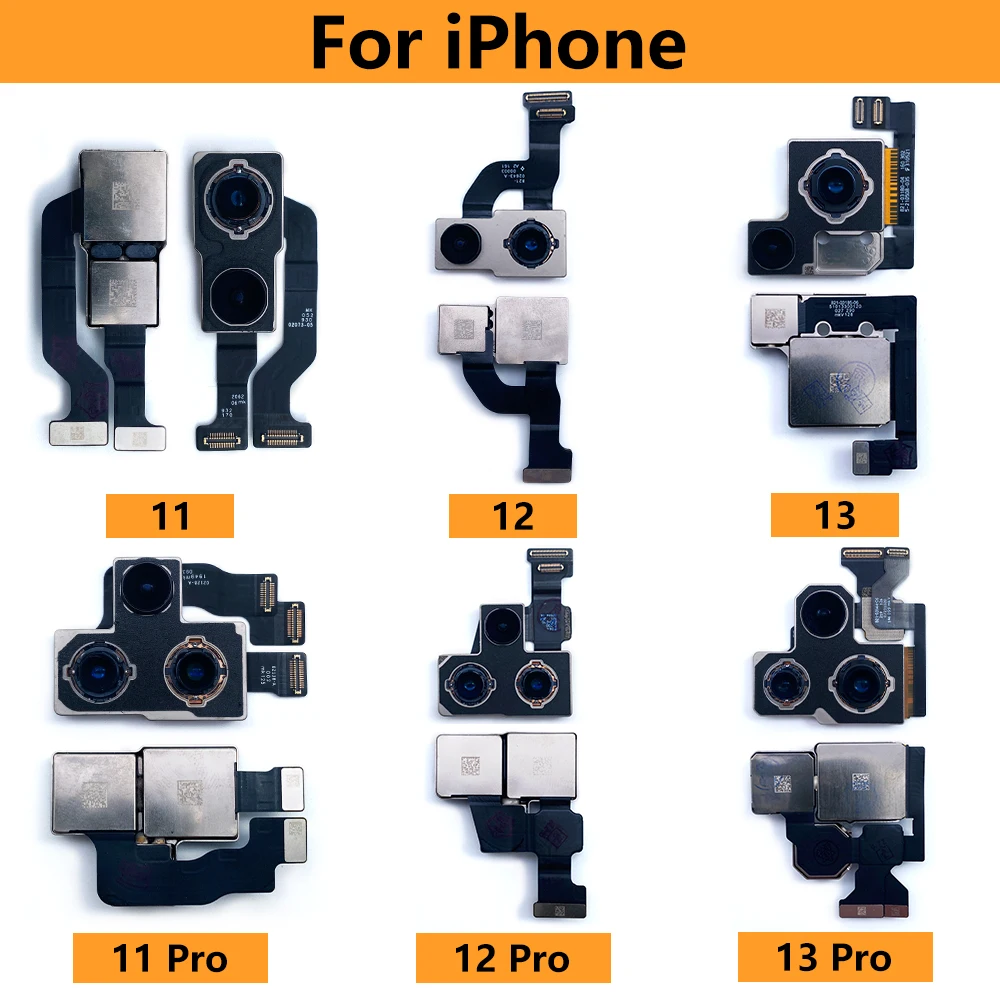 NEW Tested Rear Big Back Camera Module Flex Cable Replacement Repair Part For IPhone 11 12 13 14 Pro Max Mini 14 Plus