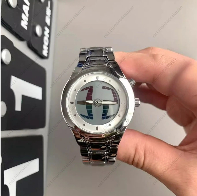 

Мужские часы Y2K Millennium Niche — динамический круглый дисплей счастливого номера