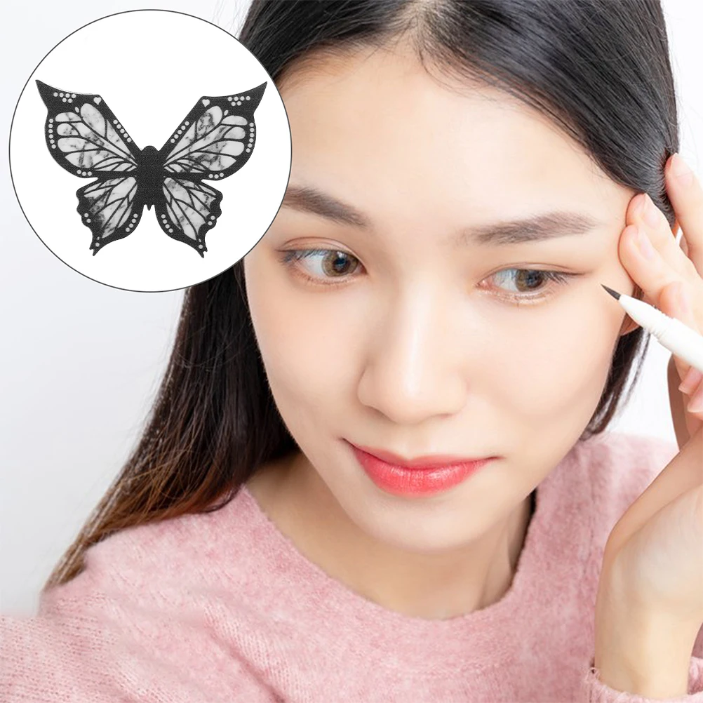 

Eyeliner Template Makeup Stencil for Butterfly Tool Tools Silica Miss Women