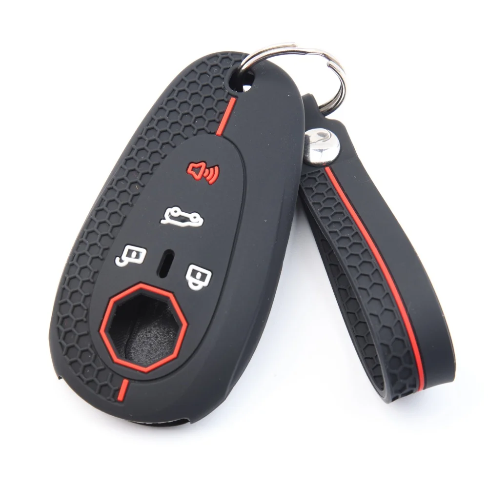 Silicone Rubber Car Remote Fob Key Cover Case For MG Car Key Bag Cyberster Car Key Set All Inclusive High-End Feeling