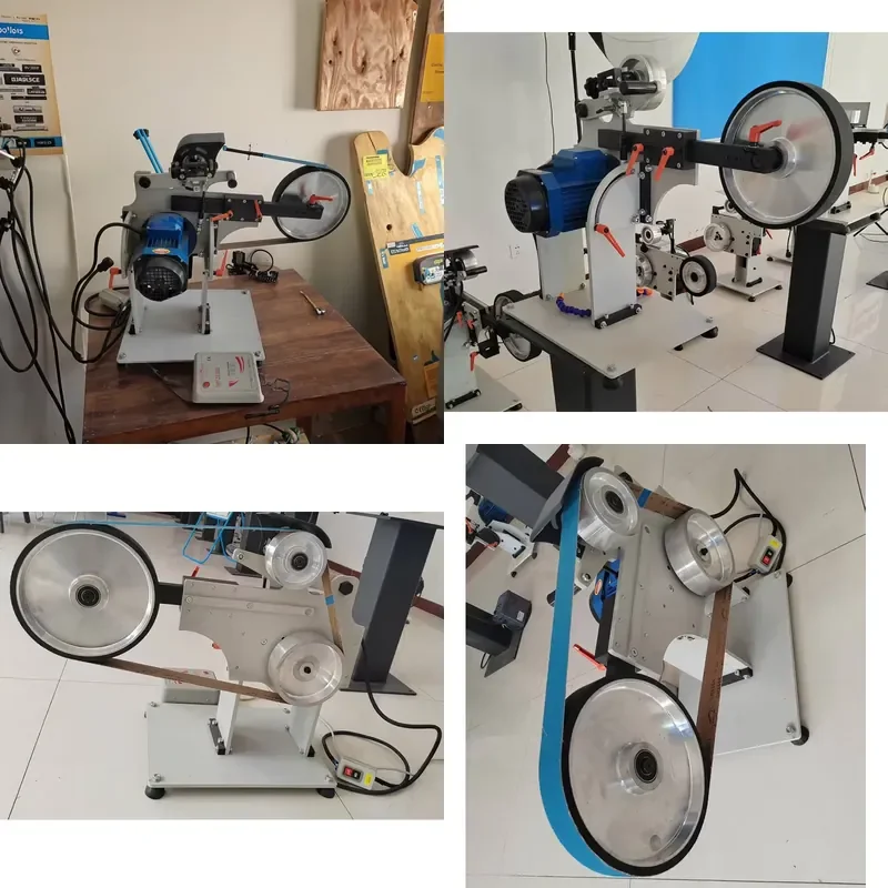 for Vertical and Horizontal 2X72 Inch Knife Belt Grinder Sanding Machine Knife Maker with Reverse Function