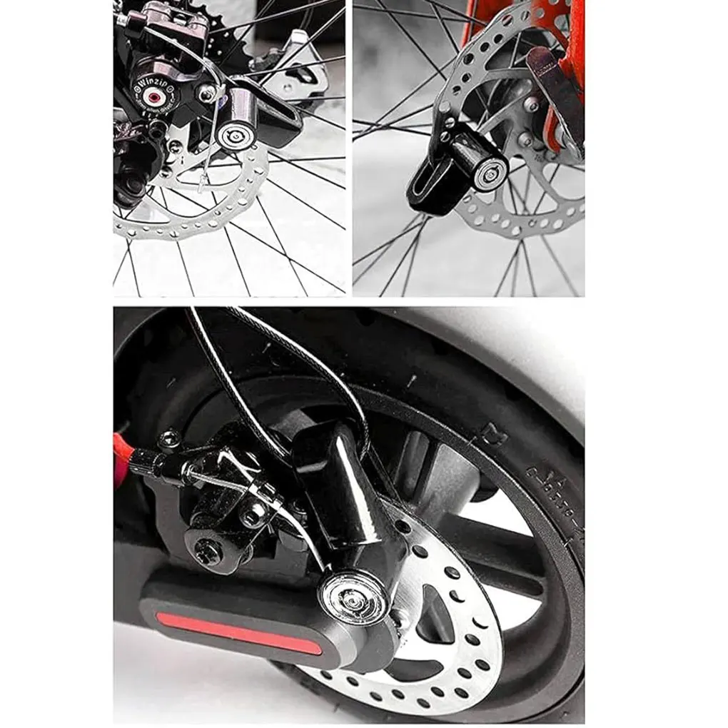 قفل فرامل قرص السكوتر، قوي ومتين، تطبيق واسع، آمن وموثوق، سهل التركيب