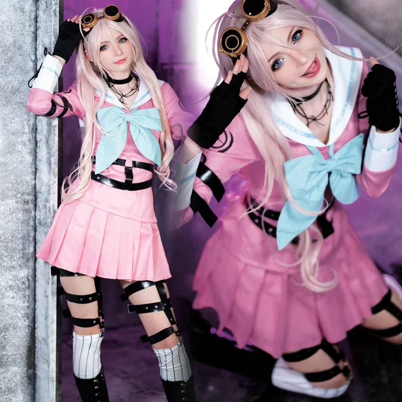 

Anime Danganronpa V3 Miu Irama cosplay costumes women dresses sailor suit School uniform sets