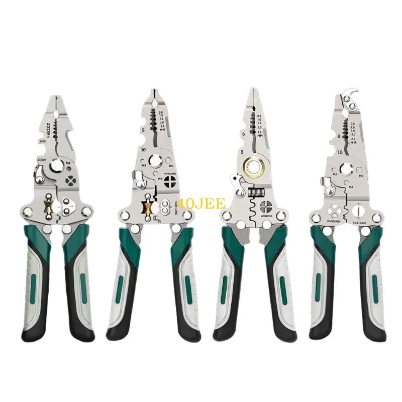 

40JE Electric Stripping Plier Cable Cutting for Comfort Use Smooth Function Switching