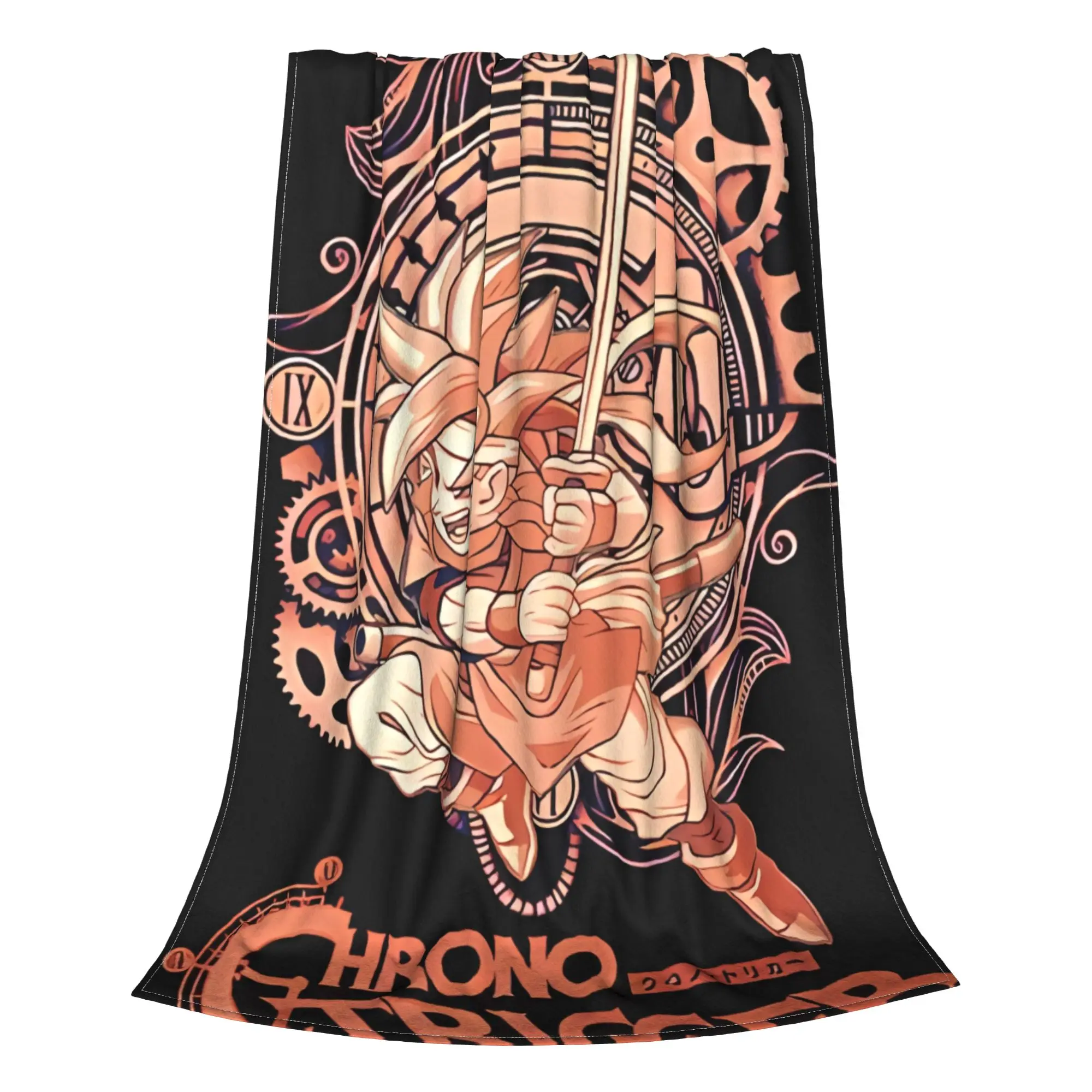 1PC Home Cute Room Decor pixel art gaming Blanket Throw Blanket Chrono Trigger Novelty Warm Blanket All Season