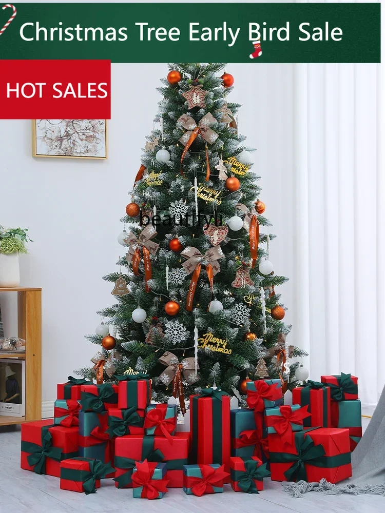A95 Christmas Christmas tree decoration scene package encrypted 1.8 meters luminous large shopping mall window beautiful decorat