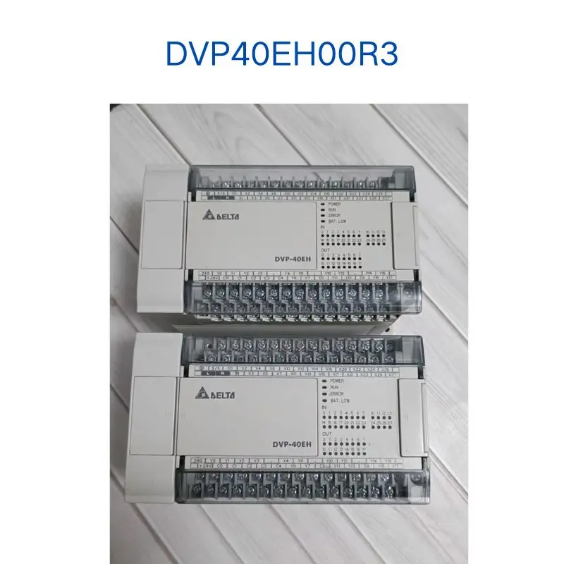 Used DVP40EH00R3 PLC tested OK, function intact