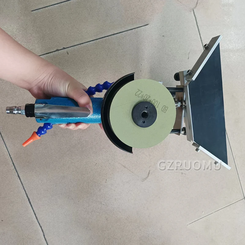 Handheld Glass Pneumatic Chamfering Machine Glass Safety Angle Chamfering Machine Small Pneumatic Edge Grinding Machine