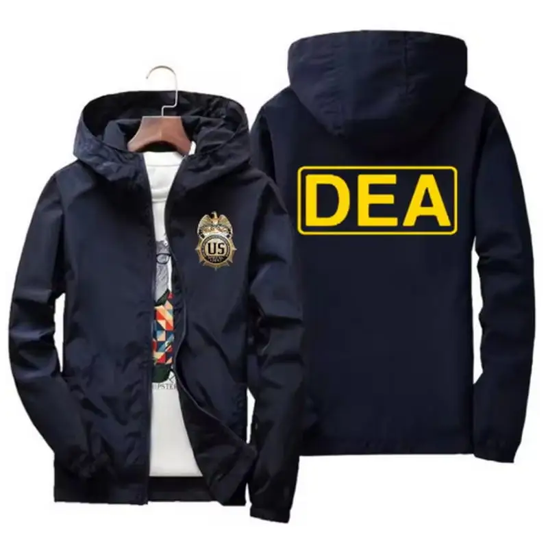 

DEA Высококачественное мужское тонкое пальто 2024, весенне-осенняя мужская повседневная верхняя одежда, куртка с принтом, ветровка, пальто