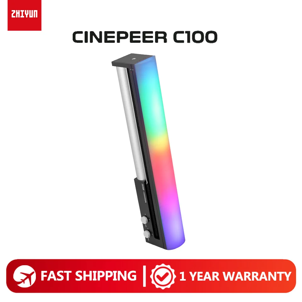 

ZHIYUN CINEPEER C100 100 Вт полноцветный RGB светильник с эффектом света для прямой трансляции, коммерческой съемки в портрете