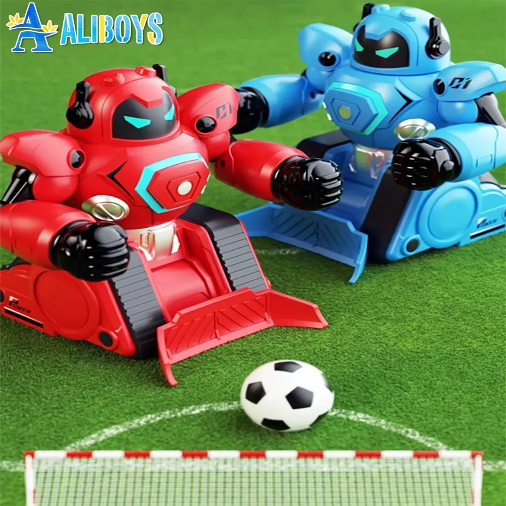 JJRC RC 로봇 복싱 축구 원격 제어 로봇 더블 배틀 축구 로봇 부모-자녀 상호 작용 게임 크리스마스 선물