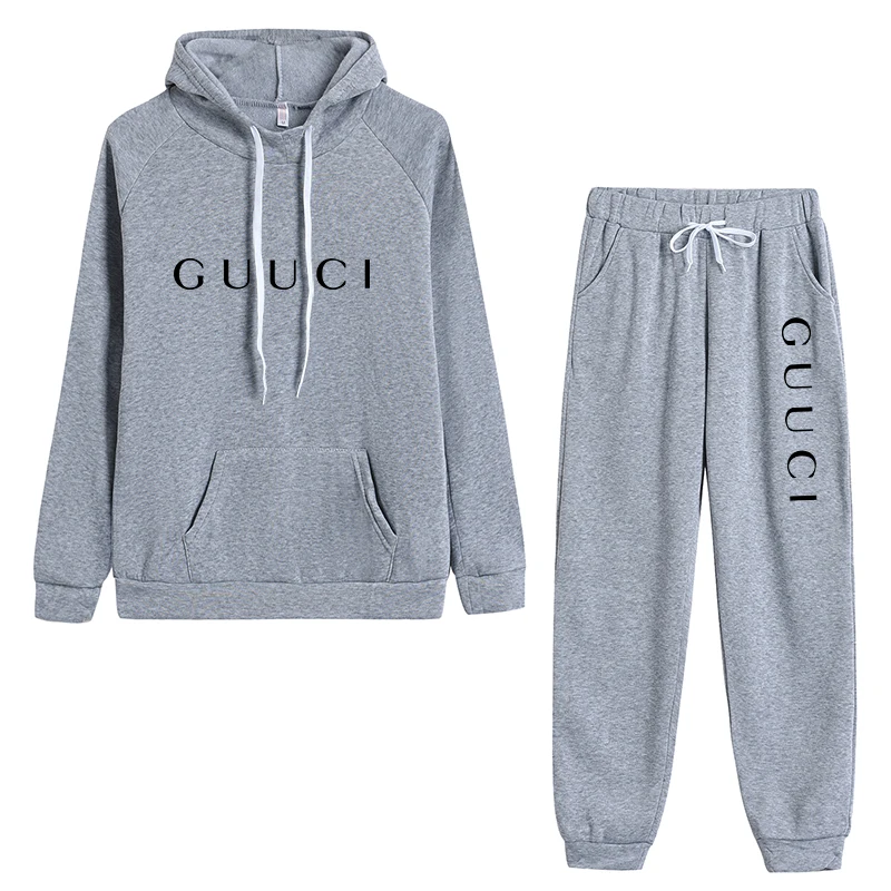 Womens Tracksuit Fashion Casual Hooded Sweatshirts Suit Clothing High Quality Hot Sales Autumn Winter Trend Jogging Pants Sets