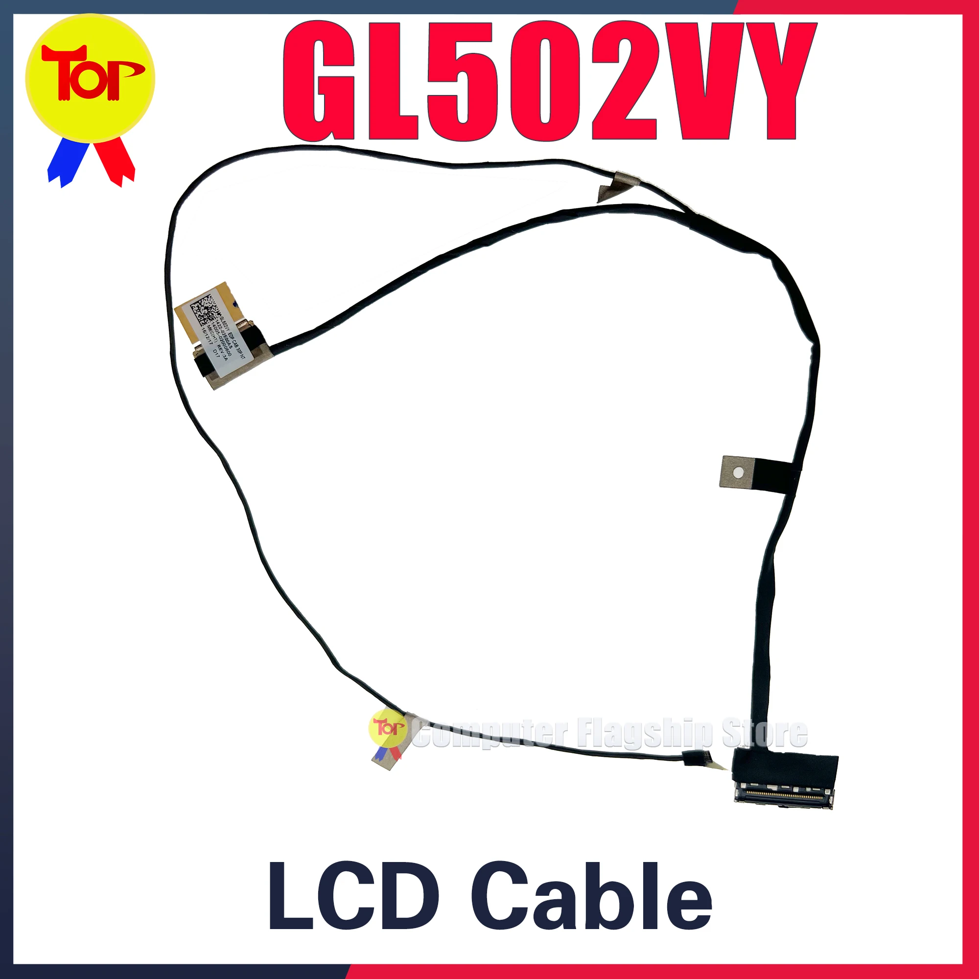 ASUS GL502VT GL502V S5VT S5VY GL502VY GL502VM FX60V ZX60V 1422-02E00AS 1422-02B70AS 30PIN Laptop LED Flex Video Screen Cable