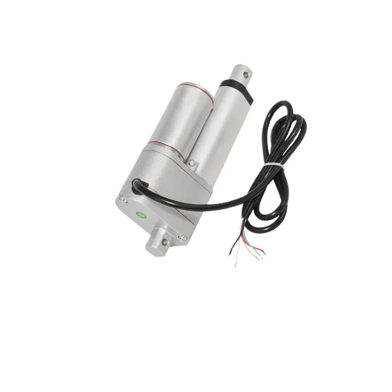 12V 24V Mini DC Linear Actuator 50mm Stroke 900N Force, Electric Window Pusher Linear Motor with Position Potentiometer