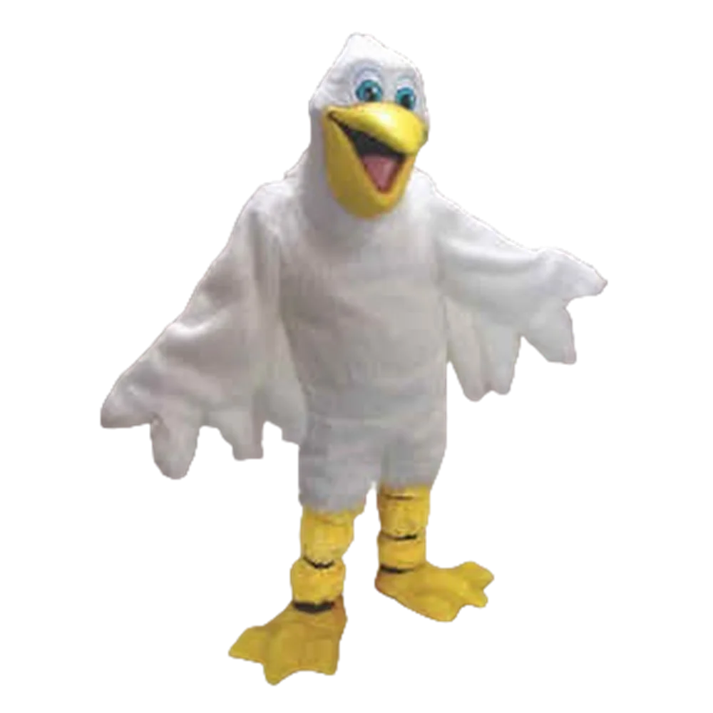 Pelican Pete Mascot Costume Adult Size Cartoon Character Mascot Outfit Suit Fancy Dress Carnival Party Cosply Costume SW756