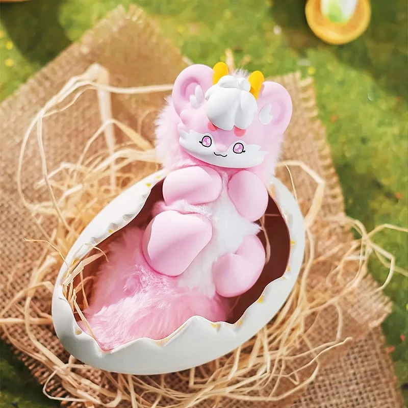 Autêntica besta na mão com série espírito caixa cega boneca de pelúcia pendurado decoração boneca pingente presentes bonitos ao redor