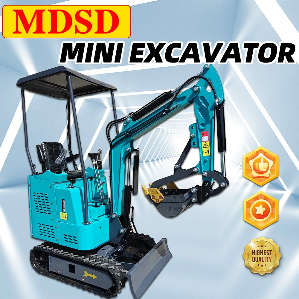 Frete grátis mini escavadeira hidráulica crawler 1.5ton micro escavadeira com kubota pequena escavadeira para jardim epa euro 5 personalizado
