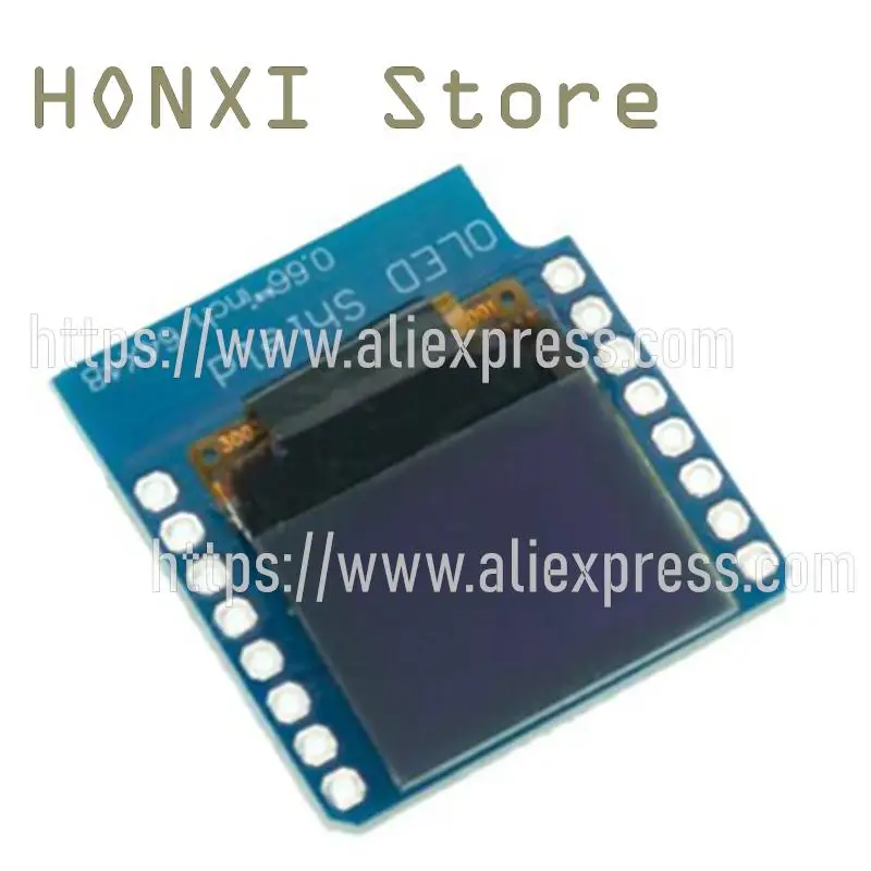 1PCS 0.66 inch OLED display module LCD IIC FOR MINI D1 / I2C interface