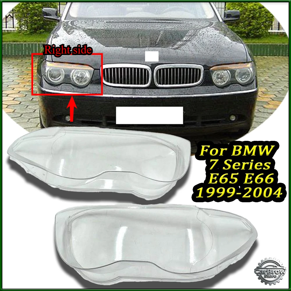 

Headlamp Lens Glass For BMW 7 Series E65 E66 1999 2000 01 02 03 2004 Headlight Shell Headlamp Cover Replace Lamp Shade