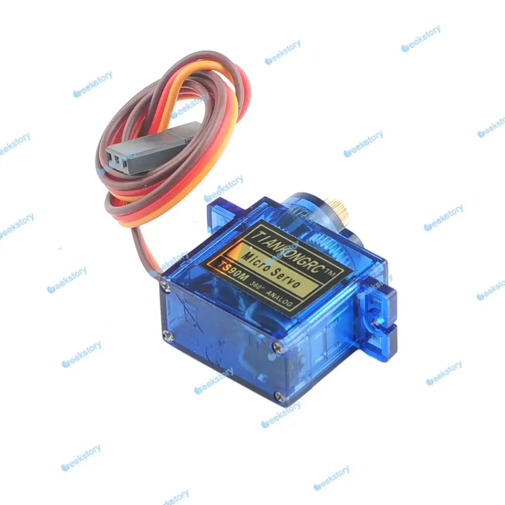 4 ピース/セット TS90M 9 グラムマイクロフルメタルギアアナログサーボモーター 180/270/360 度サーボおもちゃ部品 Rc カー/航空機/ロボットモデル