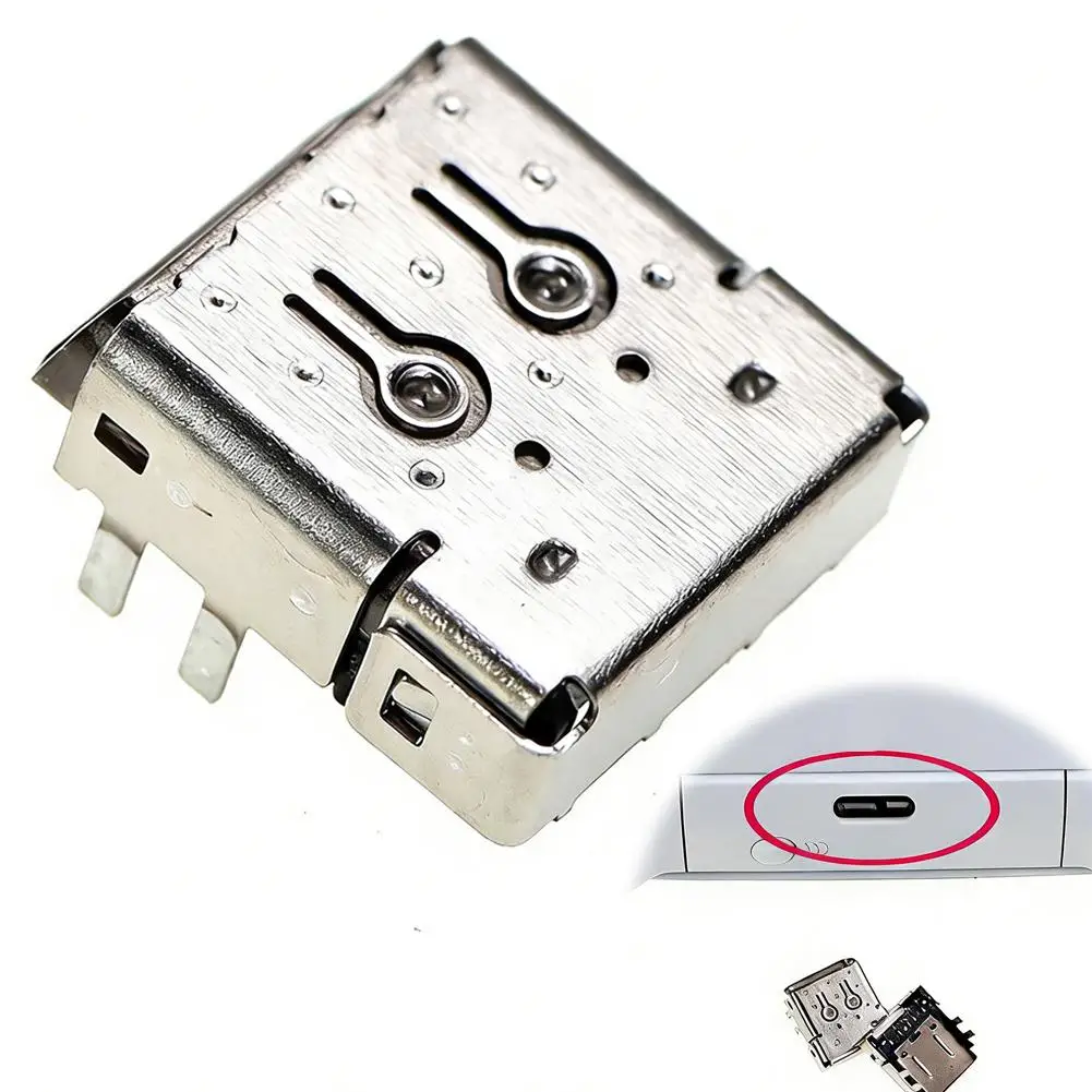 

For Xbox Series X S Controller USB C Charging Port Replacement Metal Alloy DIY Repair Kit for Charging Connectivity Issues