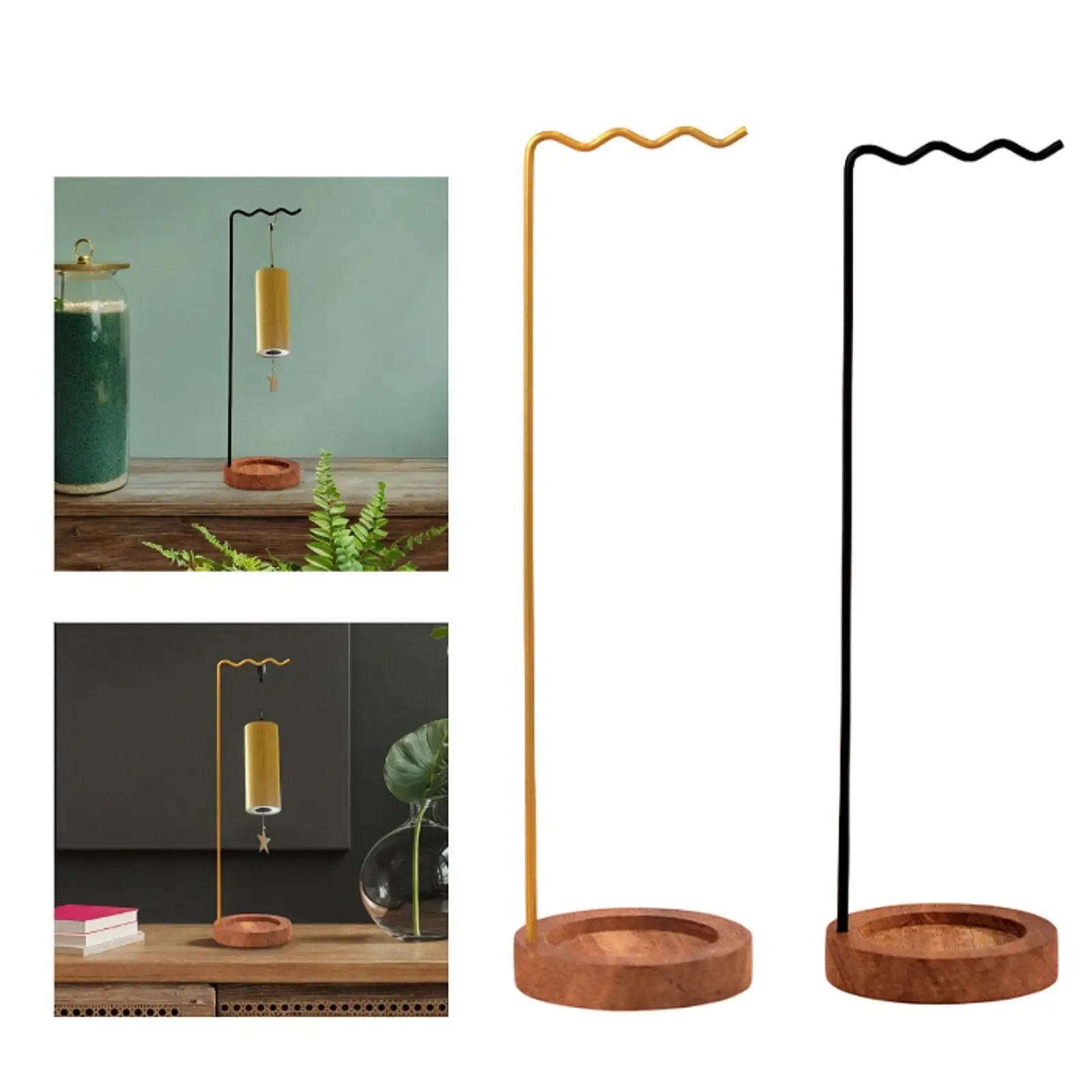 Windspiel-Ständer, Metallunterstützung, Windspiel-Rack, Kalligraphie-Pinsel, Stifthalter zum Aufhängen, Anhänger, Blumentopf, Laternen, Desktop-Dekoration