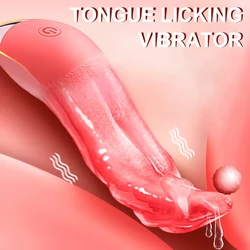 10 Modes Swing Tongue Licking Vibrator For Women G Spot Clitoral Stimulator Dildo Nipple Female Masturbator Vibrators Sex Toys