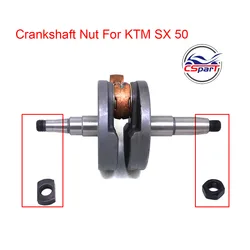 Crankshaft Clutch Nut M10 For  K T M 50 50CC SX Pro Junior Senior Parts (04-08)