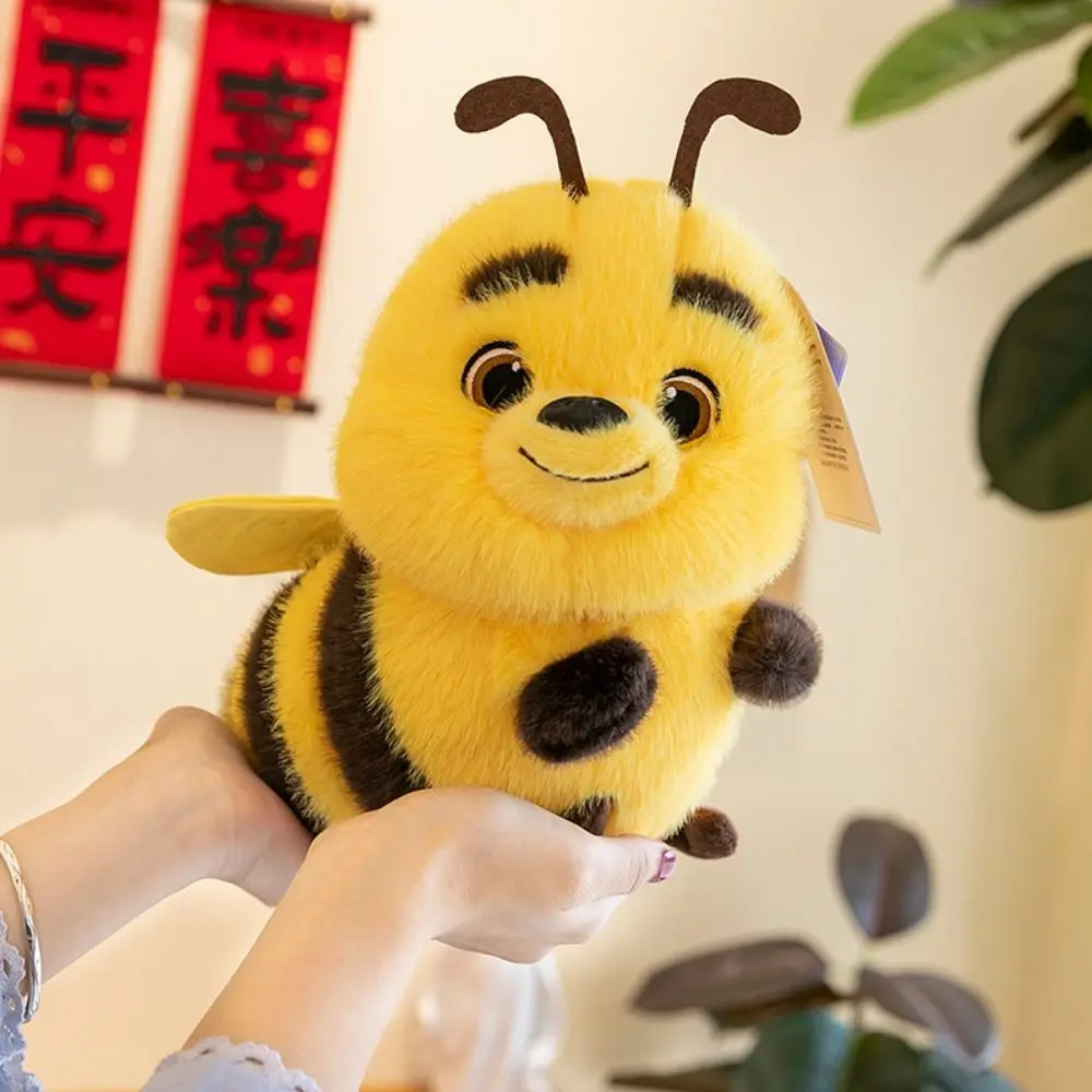 

Children Gift Sofa Pillow Bee Plush Toy Cartoon Kawaii Stuffed Bee Doll Plush Doll 25/33cm Bee Animal Plushie Kids Toy