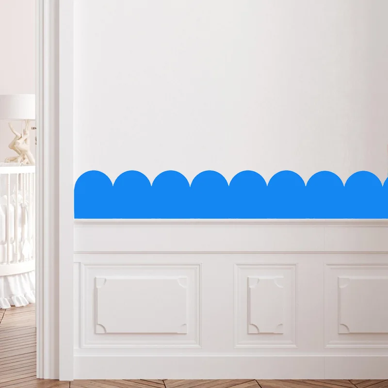 

Modern Minimalist Solid Color Wall Stickers Geometric Patterns Staircase Home Decor Wall Wallpaper Wall Corner Line Stickers