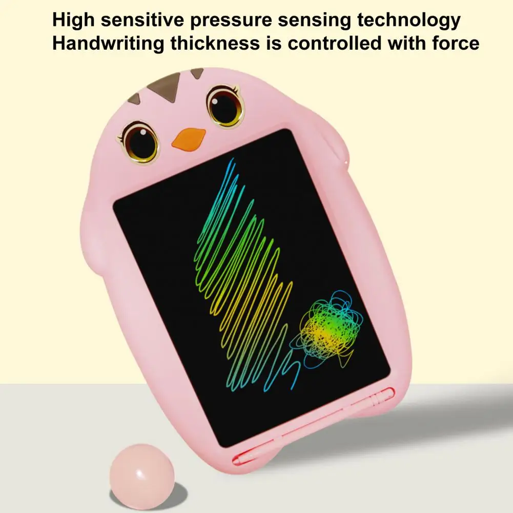 1 مجموعة 8.5 بوصة LCD الكتابة اللوحي مع القلم الكرتون الدجاج تعلم الاطفال طفل التعليمية الرسم مجلس اللوازم المدرسية 블블