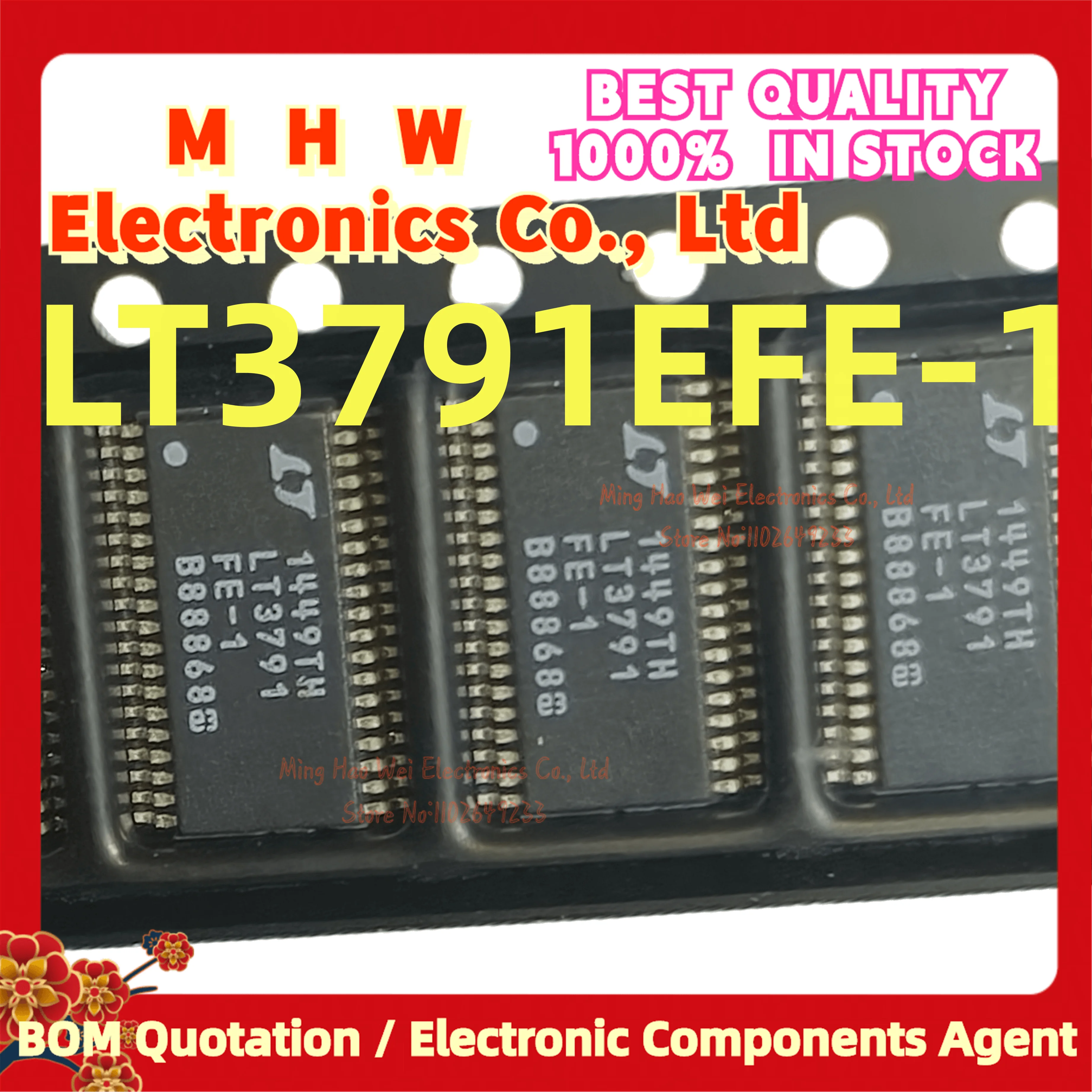 1PCS/LOT. LT3791EFE-1#TRPBF (LINEAR TSSOP38.Marking:LT3791FE-1) New Quality Chip Origianl.In stock. LT3791EFE-1 LT3791