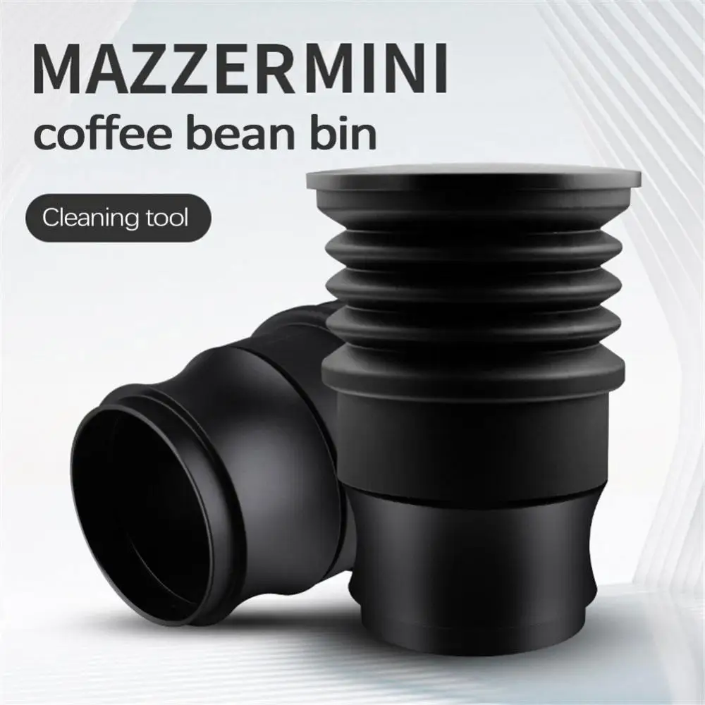 Coffee Bean Warehouse Mini Air Blowing Alloy Bean Grinder Bean Silo Silicone Cleaning Bean Warehouse Coffee Machine Accessories