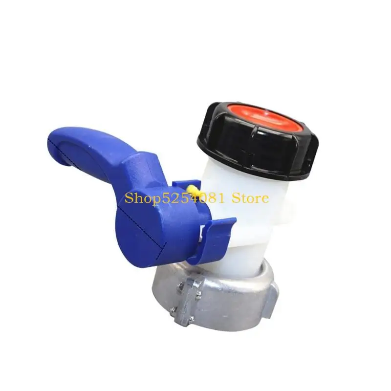 AXYC PE IBC Fitting Connectors 80mm Inlet 50mm Outlet Convenient for Liquid Flows Control Dailyt Use