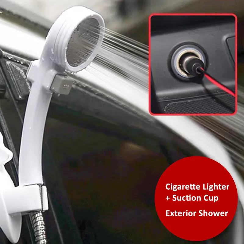 ALWAYSME 12V Exterior Showers For Car Traveler,RV Campers,Boat Marine Yacht