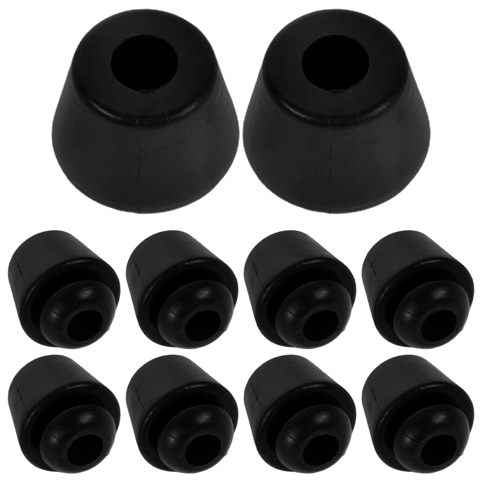 

10Pcs Car Door Shock Absorber Rubber Hood Damper Vibration Reducer Buffer Stopper for Trunk Door Slam Protection Bumper Cushion