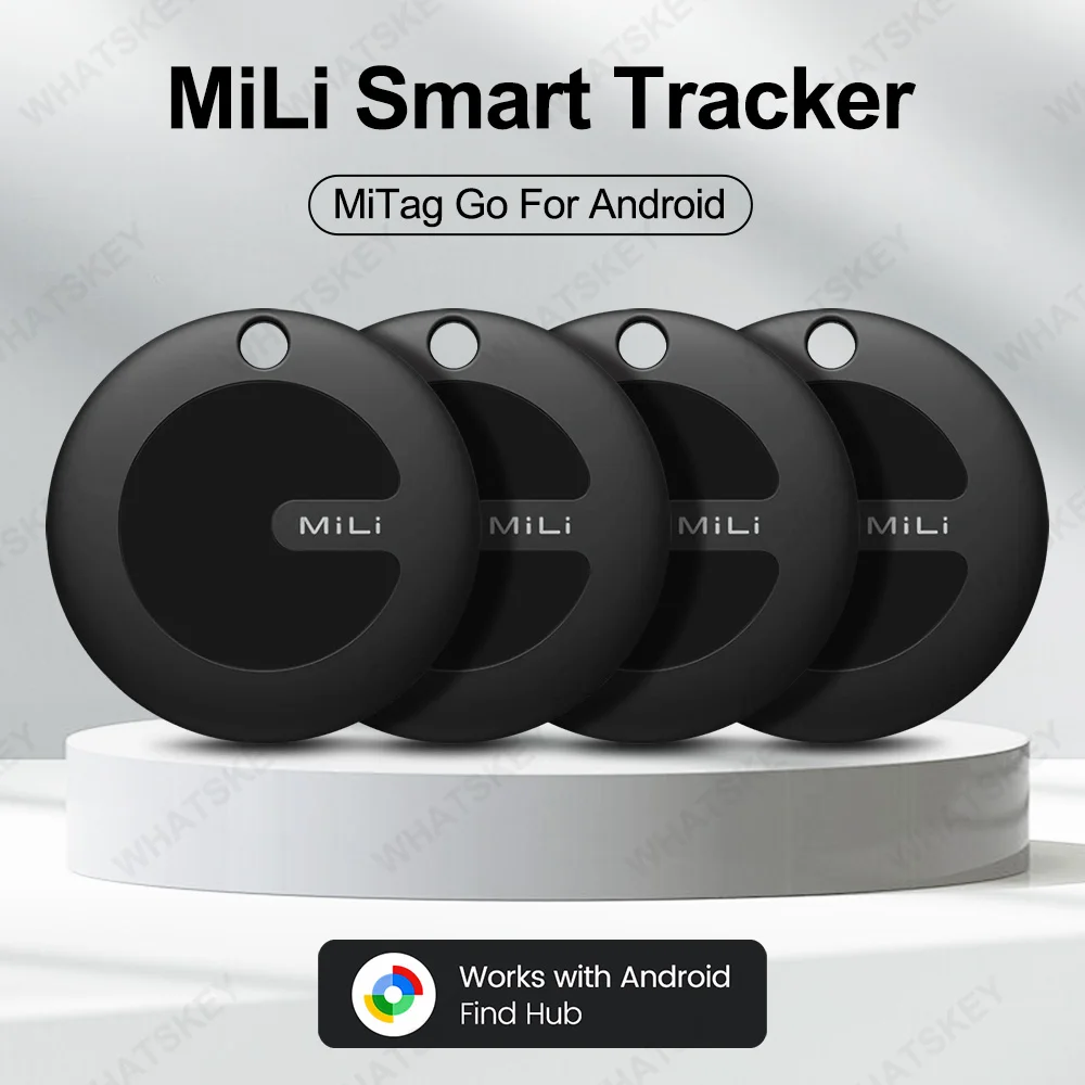 1-4Pcs MiLi Mitag Go GPS Tracker Google Find My Android Finder Compatible with Google Find Hub (Android Only) Key Wallet Finder
