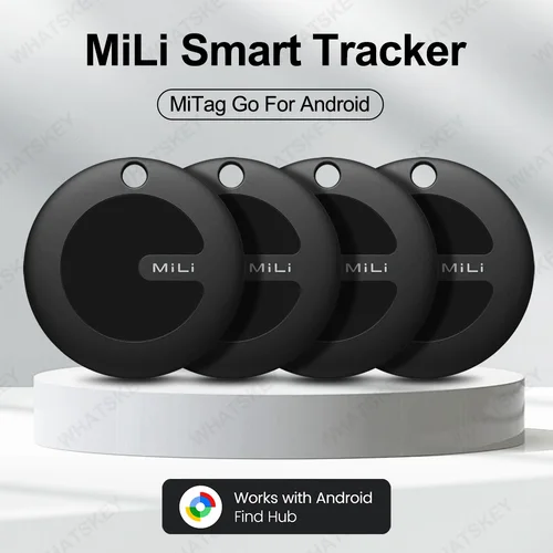 1-4 Uds MiLi Mitag Go rastreador GPS buscador Android Compatible con Google Find Hub (solo Android) buscador de billetera de llaves etiqueta antipérdida